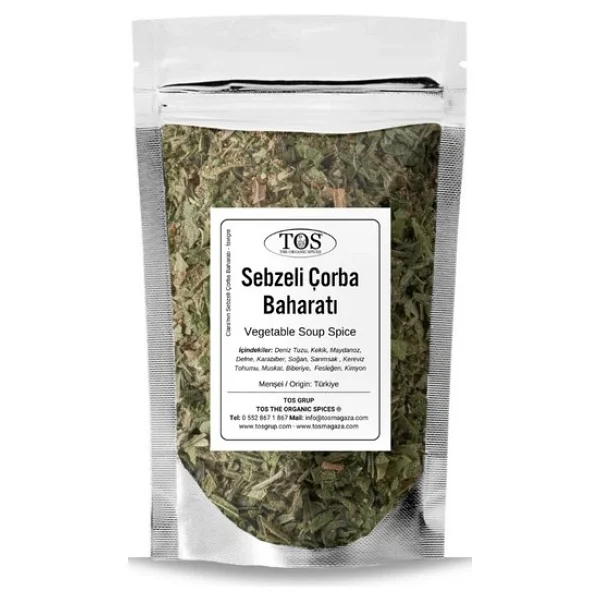 Tos The Organic Spices Clara'nın Sebzeli Çorba Baharatı 250 Gr - Görsel 2