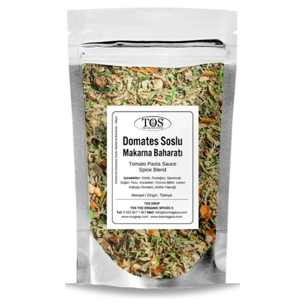 Tos The Organic Spices Sonia'nın Domates Soslu Makarna Baharatı 100 Gr - Görsel 2