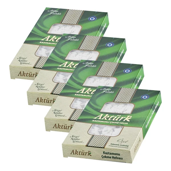 Aktürk Kastamonu Çekme Helva Antep Fıstıklı 250 Gr X 4 Adet - Görsel 4