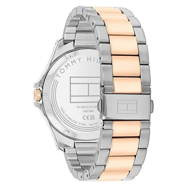 Tommy Hilfiger Bruce Th1792193 Çelik Kordon Rose Gold-Lacivert Erkek Kol Saati - Görsel 5