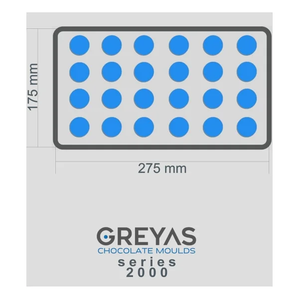 Polikarbon Damla Pralin Çikolata Kalıbı 9.2 Gr Cm-3536 - Görsel 4
