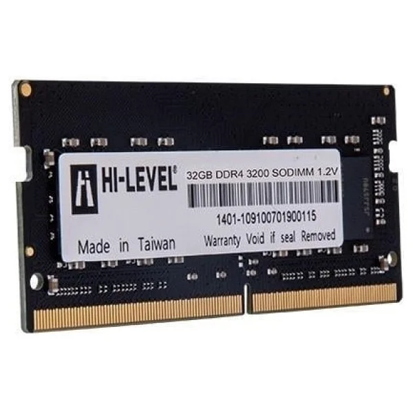 Hi-Level 32GB 3200Mhz DDR4 1.2V HLV-SOPC25600D4/32G Notebook RAM - Görsel 2