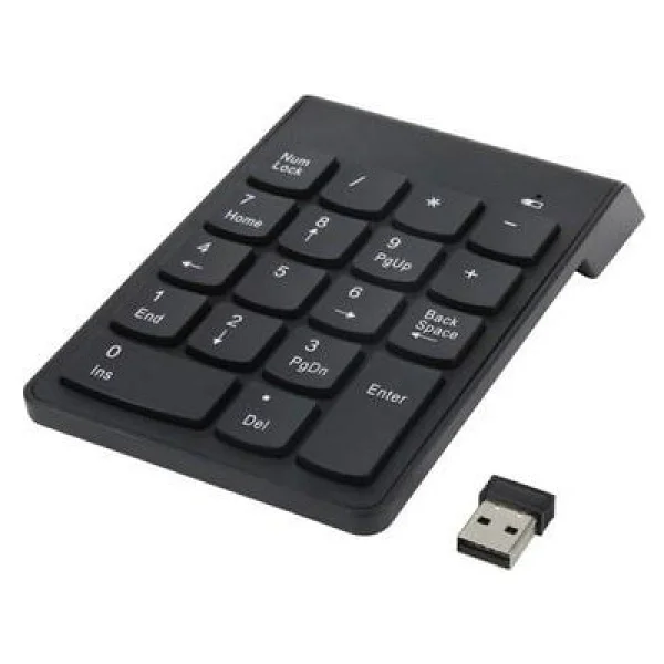 Leonpro Kablosuz Numaratör USB Kablosuz Keypad Ev - Ofis Kullanımı İçin Standart Tuş Formu - Görsel 4