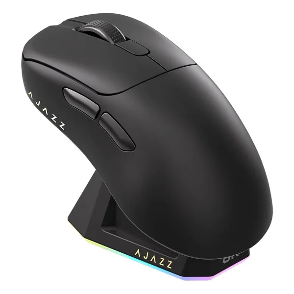 Ajazz Aj179 Pro Beyaz Şarjlı Optik Kablolu/Kablosuz Oyuncu Mouse - Görsel 5