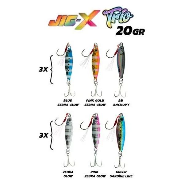 Fujin Jig-X Trio 20 Gr 3'lü Sahte Balık - Görsel 2