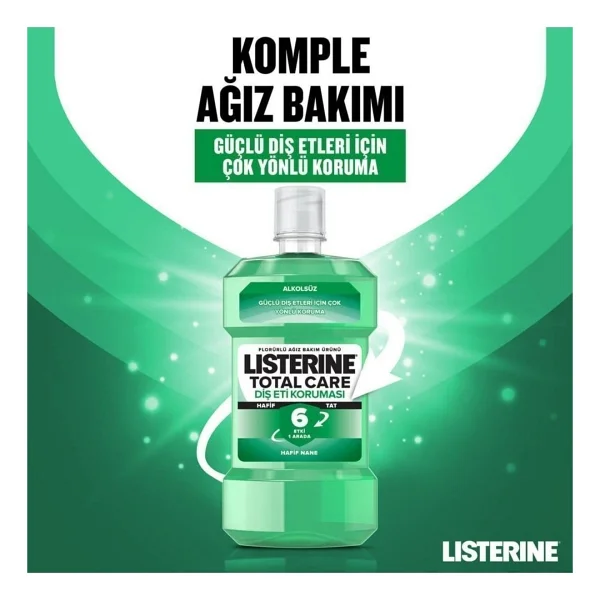 Listerine Diş Ve Diş Eti Koruması Hafif Tat 250 Ml Gargara - Görsel 4