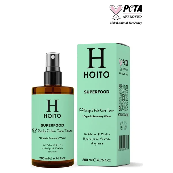 Hoito Superfood Biberiye 200 Ml Saç Toniği - Görsel 4