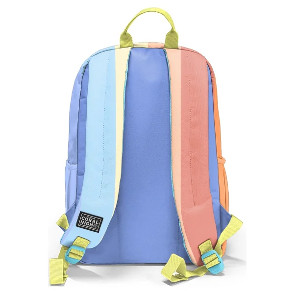 Coral High 23680 Renkli Çizgili Okul Sırt Çantası - Görsel 2