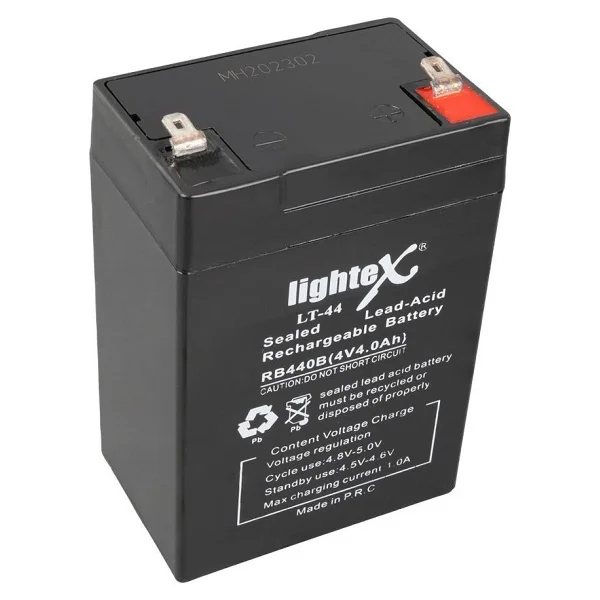 Lightex Lt-44 4volt 4.0amper Kuru Işıldak Aküsü - Görsel 2