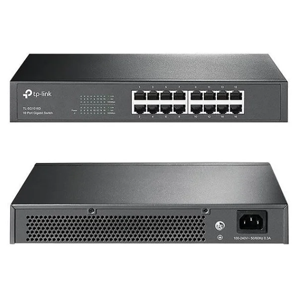 Tp-Link Tl-Sg1016d 16 Port 10/100/1000 Mbps Gigabit Switch - Görsel 9