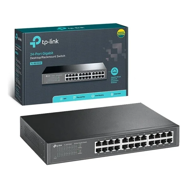 Tp-Link Tl-Sg1024d 24 Port 10/100/1000 Mbps Gigabit Switch - Görsel 8