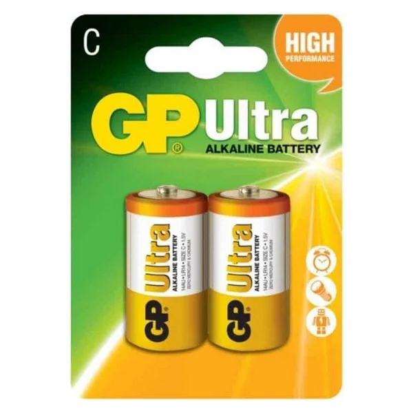 Gp Lr14 Ultra Alkalin 2'li C Orta Pil - Görsel 6