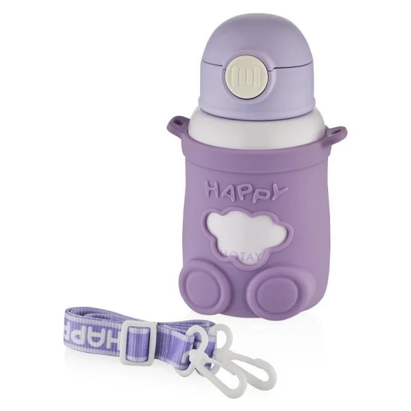 Shotay Happy Everyday St-8816 Lila 480 Ml Pipetli Çelik Termos Matara - Görsel 6