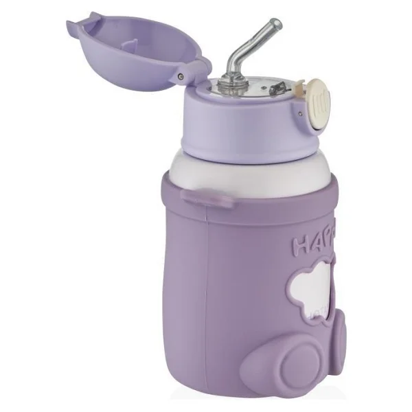 Shotay Happy Everyday St-8816 Lila 480 Ml Pipetli Çelik Termos Matara - Görsel 2