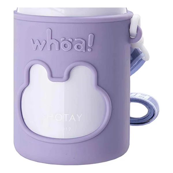 Shotay Happy Everyday St-8816 Lila 480 Ml Pipetli Çelik Termos Matara - Görsel 3