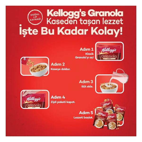 Kellogg's Klasik 340 Gr Granola - Görsel 8
