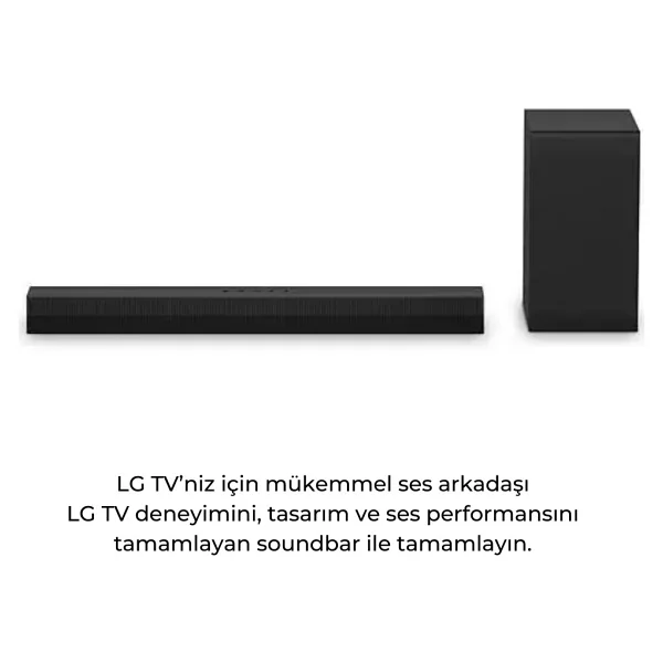 Lg Güçlü Çevresel Ses 2.1 Kanal 160W Dturllk Soundbar - Black - Görsel 3