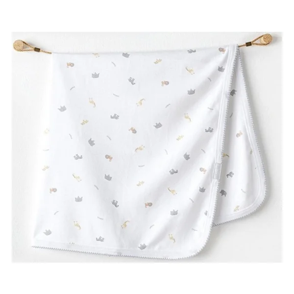 Andywawa Little King Ac25808 85x90 Cm Müslin Bebek Battaniyesi - Görsel 2