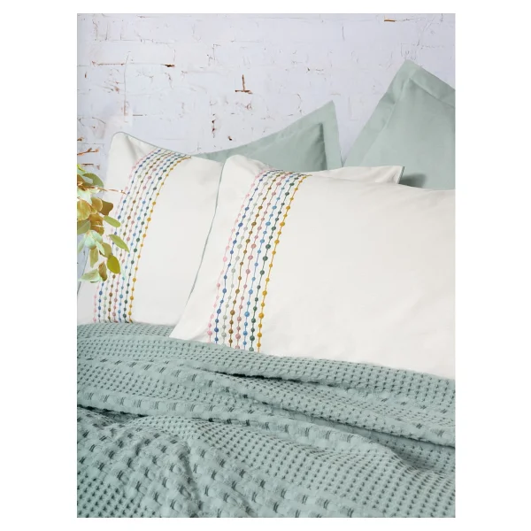 Cotton Box Aura Pebble Mint Tek Kişilik Pike Takımı - Görsel 3