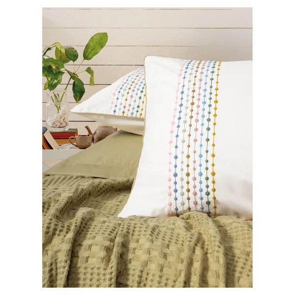 Cotton Box Aura Pebble Hardal Tek Kişilik Pike Takımı - Görsel 2