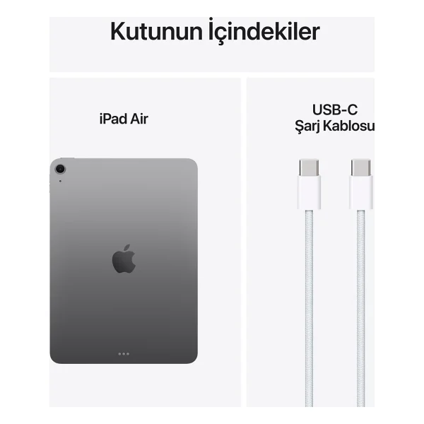 iPad Air M3 Wi-Fi 1 TB 11" Mcah4tu/A Uzay Grisi Tablet - Görsel 10