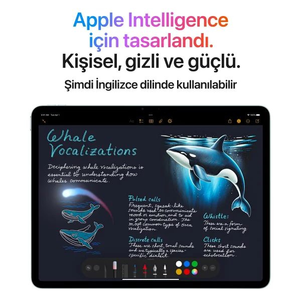iPad Air M3 Wi-Fi 1 TB 11" Mcah4tu/A Uzay Grisi Tablet - Görsel 6