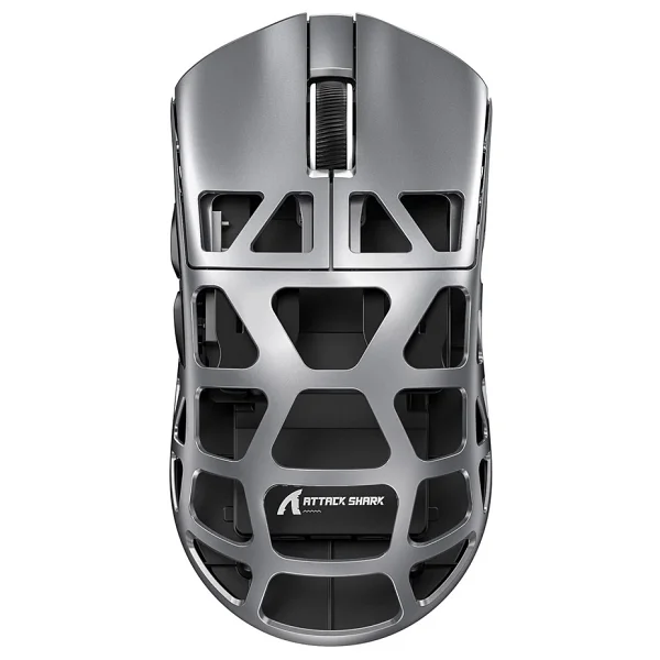 Attack Shark R3 Siyah Şarjlı Optik Kablolu/Kablosuz Oyuncu Mouse - Görsel 10