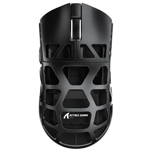 Attack Shark R3 Gri Şarjlı Optik Kablolu/Kablosuz Oyuncu Mouse - Görsel 8