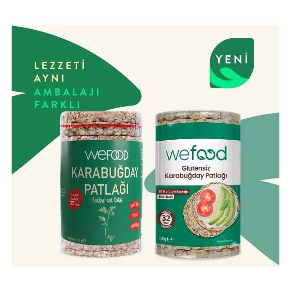Wefood Glutensiz Karabuğday Patlağı 100 Gr - Görsel 2