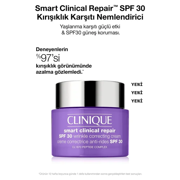 Clinique Smart Clinical Repair Spf 30 75 Ml Yaşlanma Karşıtı Krem - Görsel 5