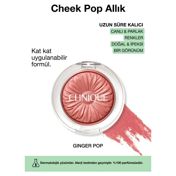 Clinique Cheek Pop Ginger Pop Allık - Görsel 4