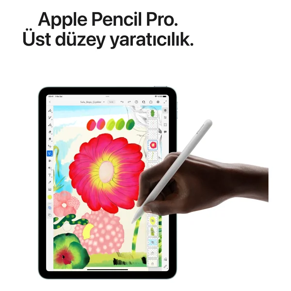 iPad Air M3 Wi-Fi + Cellular 512 GB 13" Tablet - Görsel 4
