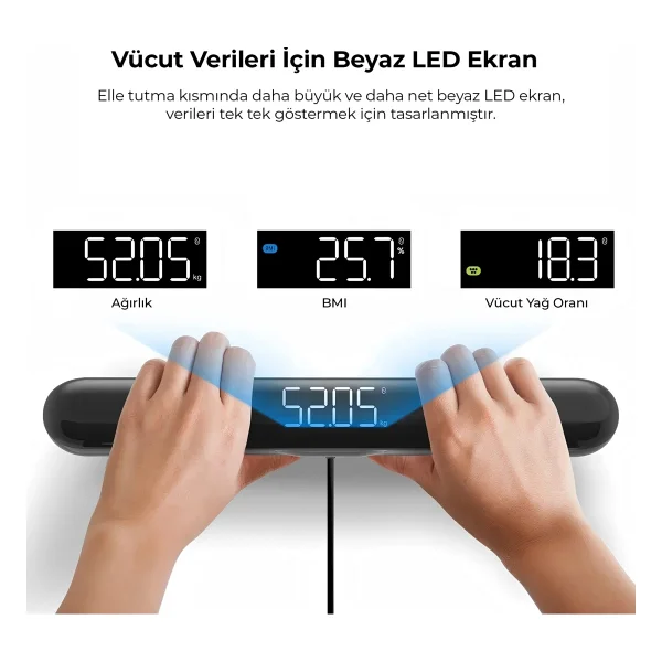 Fabcio Fitsmart Pro Akıllı Dijital Baskül - Görsel 4