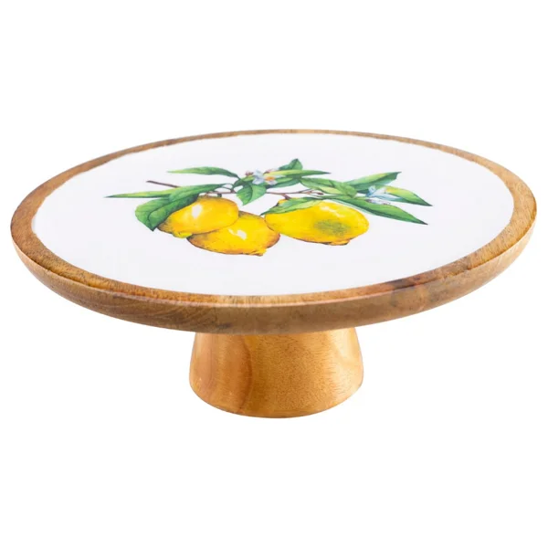 Bambum Kangura Limon Küçük Ayaklı Sunum Tabağı - Görsel 4