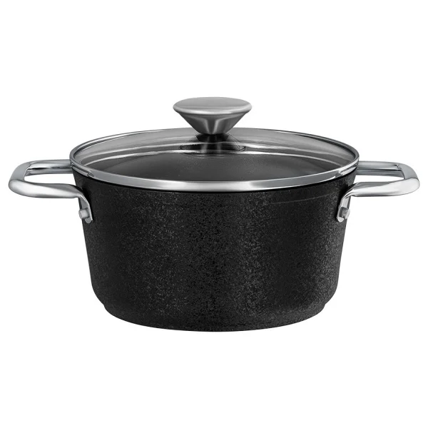 Madame Coco Noir 18 cm Titanyum Derin Tencere - Görsel 8