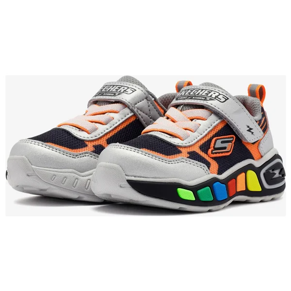 Skechers Play Scene Storm Brights 407606n Slbk Gri Erkek Bebek Spor Ayakkabı - Görsel 4