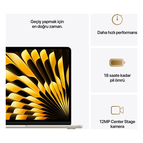 MacBook Air M4 16 GB 512 GB SSD 13.6" Notebook - Görsel 10