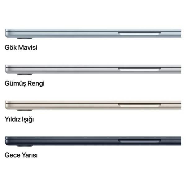MacBook Air M4 16 GB 512 GB SSD 15.3" Notebook - Görsel 3