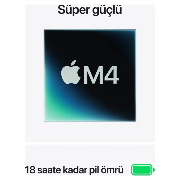MacBook Air M4 16 GB 512 GB SSD 15.3" Notebook - Görsel 4