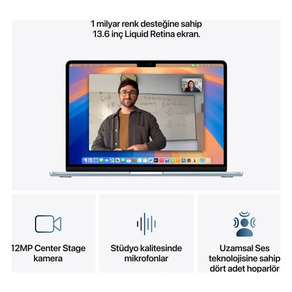 MacBook Air M4 16 GB 256 GB SSD 13.6" Notebook - Görsel 5