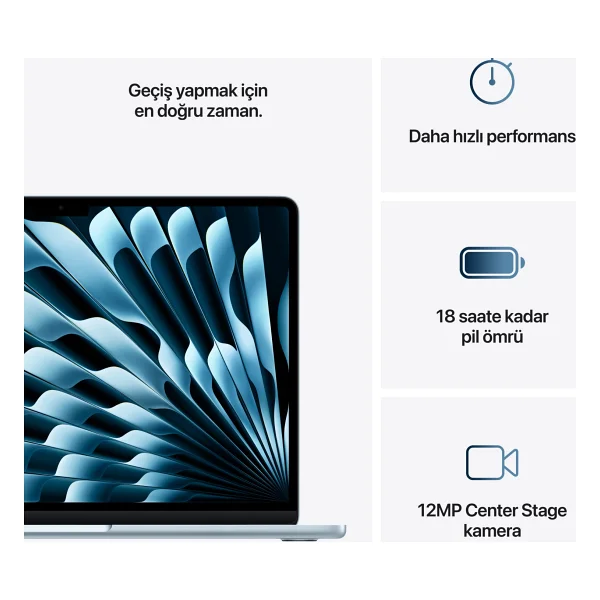 MacBook Air M4 16 GB 256 GB SSD 13.6" Notebook - Görsel 10