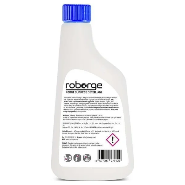 Roborge Beyaz Sabun Robot Süpürge Deterjanı 500 Ml - Görsel 2