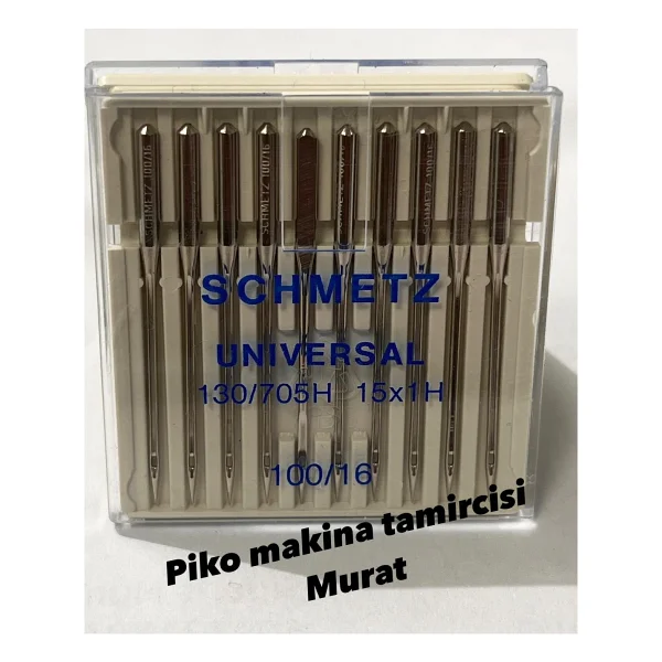 Schmetz 130/705h 15x1h 100/16 No Iğne (1pkt:10adet) - Gümüş - Görsel 2