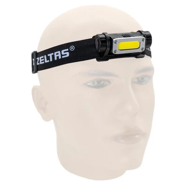 Izeltaş Cob LED Şarjlı Alüminyum Gövde Kafa Feneri 450 Lm - Görsel 2