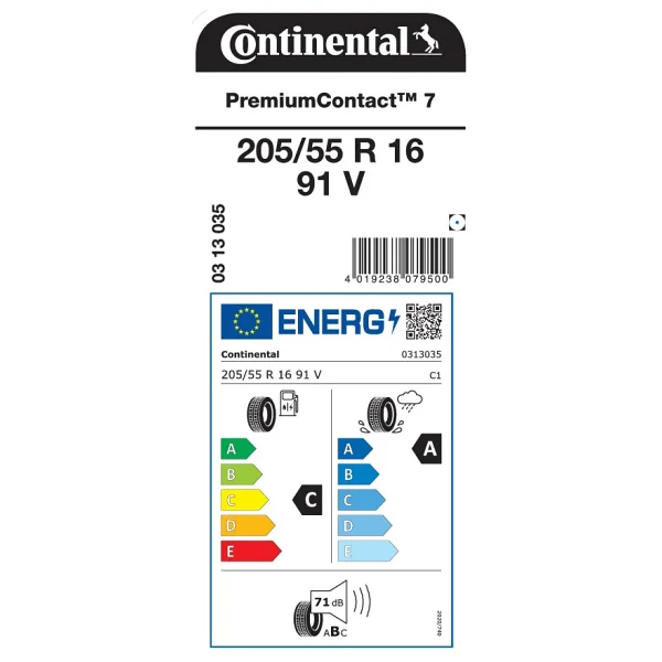 Continental Premiumcontact 7 205/55 R16 91v Yaz Lastiği - 2025 - Görsel 2
