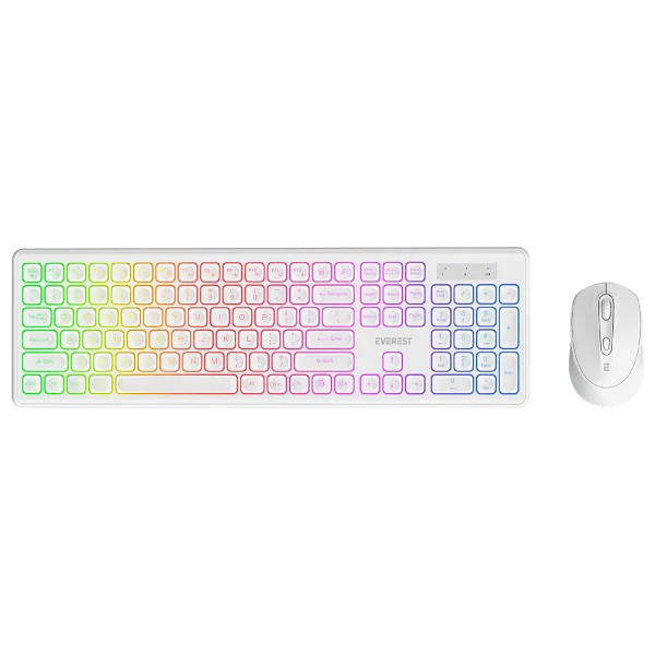 Everest Km-319bt Beyaz Kablosuz Klavye Mouse Seti - Görsel 8