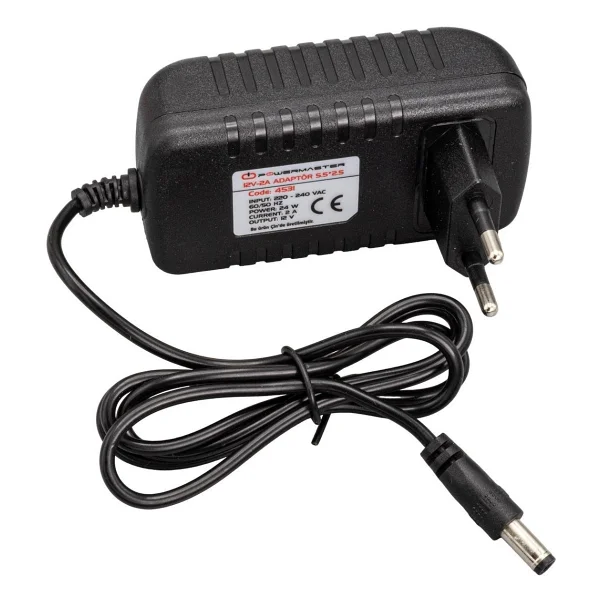 Powermaster Pm-4531 5.5 X 2.5 Mm 12 Volt 2 Amper Adaptör - Görsel 4