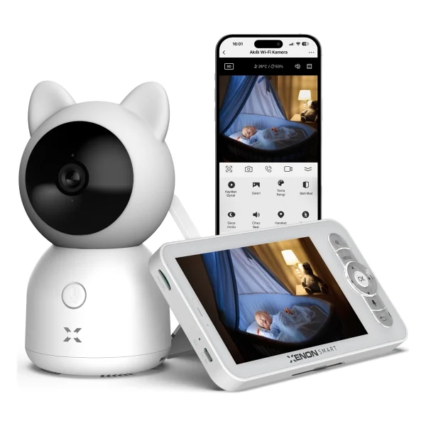 Xenon Smart X7202 3 Mp Bebek Gece Görüşlü Ip Wi-Fi Güvenlik Kamerası - Görsel 9