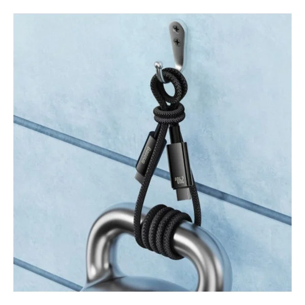 Baseus Tungsten Gold 240 W 1 M Type-C To Type-C Hızlı Şarj Kablosu - Görsel 3