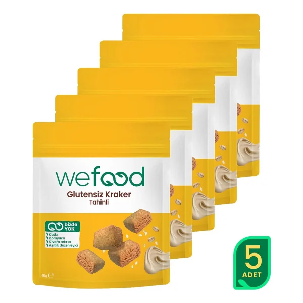 Wefood Tahinli Kraker 40 Gr 5'li - Görsel 9